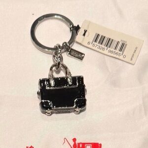 NWT RARE Authentic Vintage Coach 3D Gallery Tote #K107 keychain